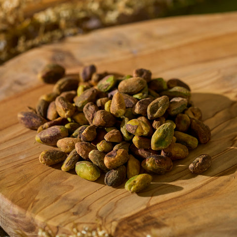 Pistacho y arándanos